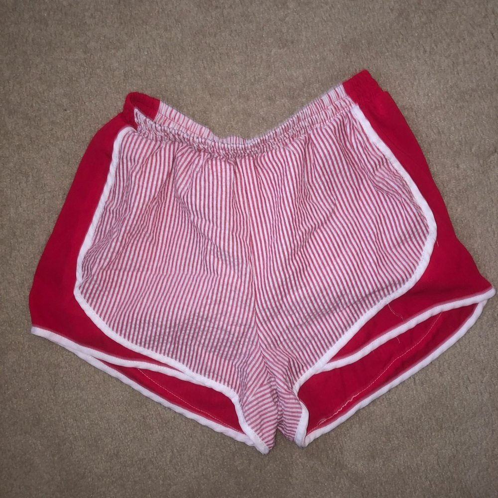Red Peach Love Shorts